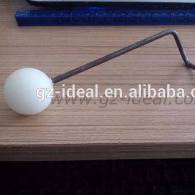 POM plastic ball with metal stick for toys